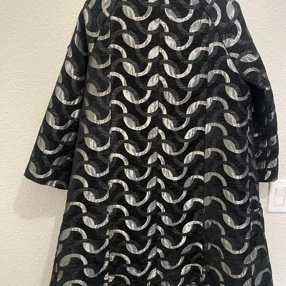 Desigual Monochrome Patterned Fabric Coat - Picture 3 of 5